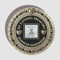 Photo Memorial Loving Memory Car Magnet