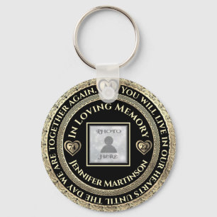 Photo Memorial Loving Memory Keychain