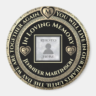Photo Memorial Loving Memory Magnet