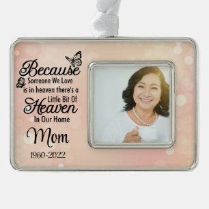 Photo Memorial Personalized Christmas Ornament 