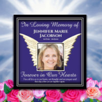 Photo Memorial Plaque