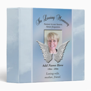 Photo Memorial Remembrance 3 Ring Binder