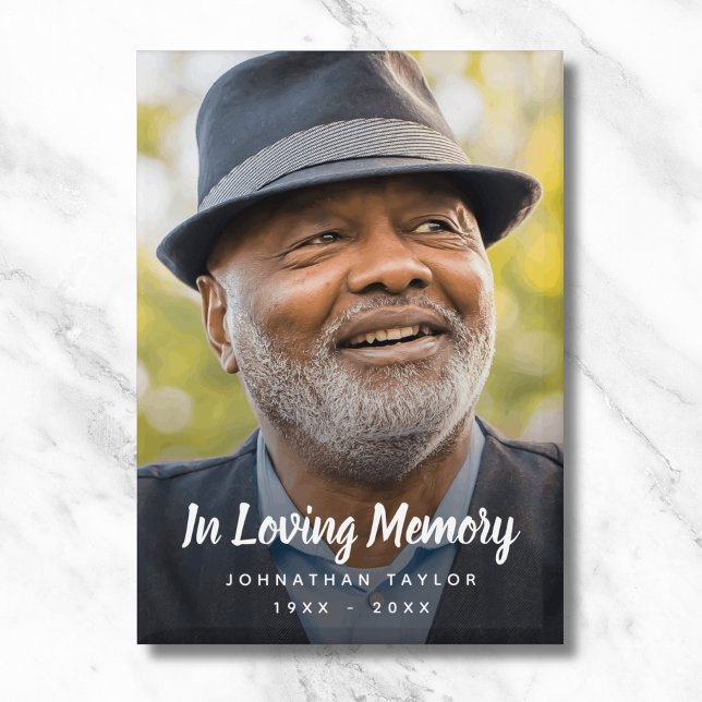 Photo Memorial Remembrance Tribute Button (Photo Memorial Button)