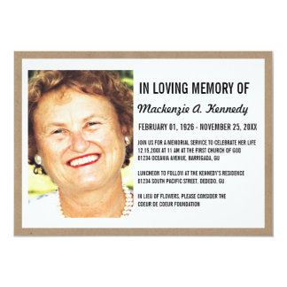 Funeral Invitations & Announcements | Zazzle