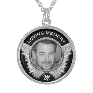 Photo Memorial Sterling Silver Necklace