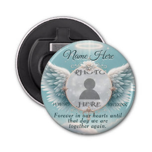 Photo Memorial Sympathy Bottle Opener