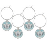 Photo Memorial Sympathy  Wine Charm