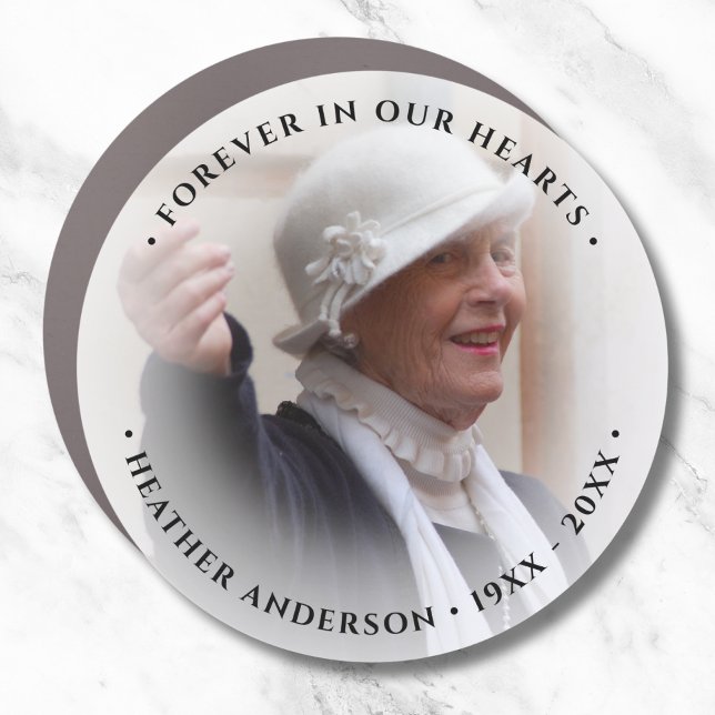 Photo Memorial Tribute Car Magnet (Photo Memorial Car Magnet)