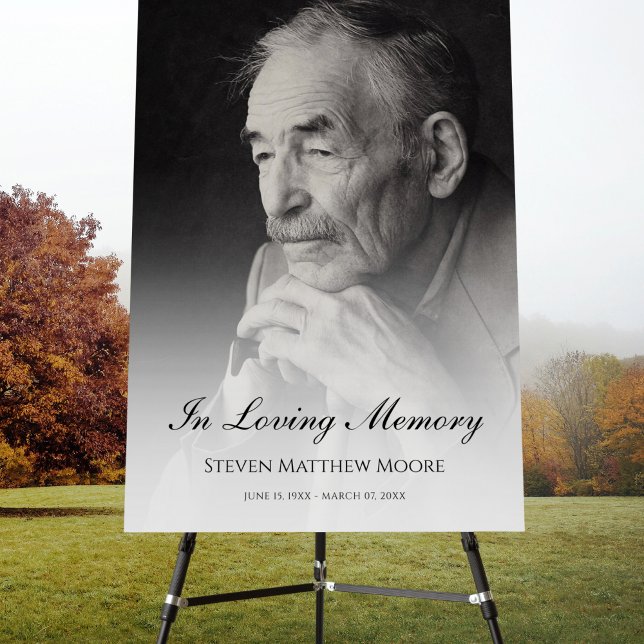 Photo Memorial Tribute Death Funeral  Foam Board (Creator Uploaded)