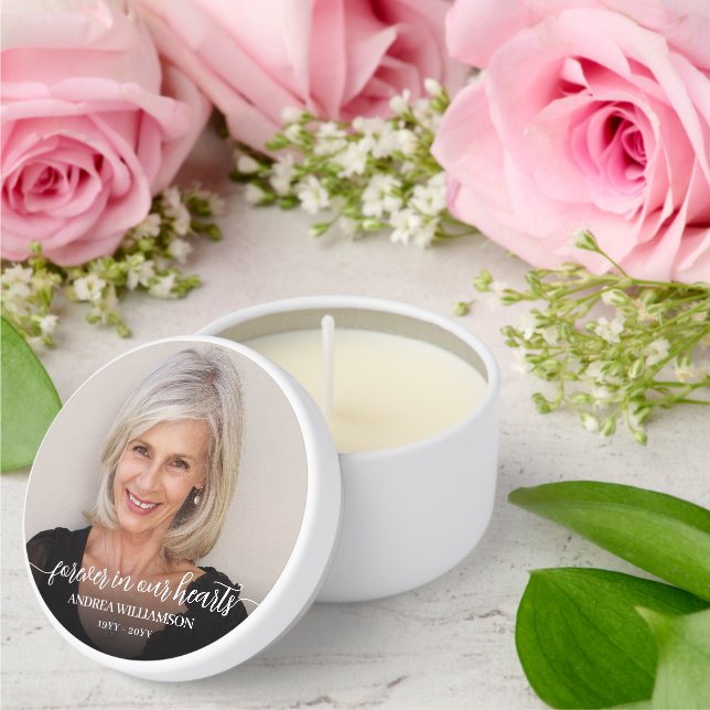 Photo Memorial Tribute In Loving Memory  Mini Candle Favors (Insitu (Wedding))