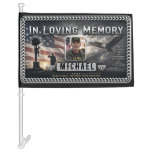 Photo Memorial Veteran Car Flag