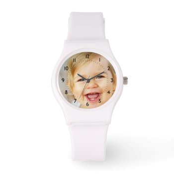 Photo Memories Custom Watch by MasterTimePieces at Zazzle