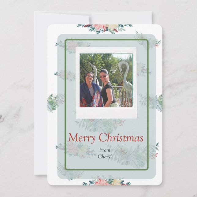 Photo Merry Christmas Card (Front)
