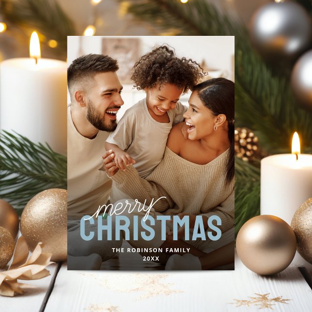 Photo Merry Christmas Holiday Card (Creator Uploaded)