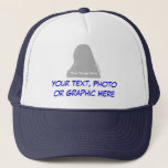 Photo &amp; Message Hat at Zazzle