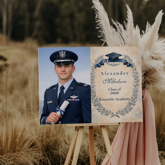 Photo Military Air Force Graduation Theme Foam Board (Creator Uploaded)