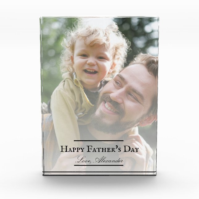 Photo Minimalist Father's Day (Front)