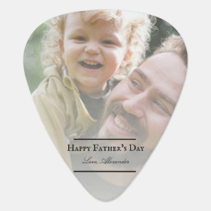 Photo Minimalist Father's Day Guitar Pick