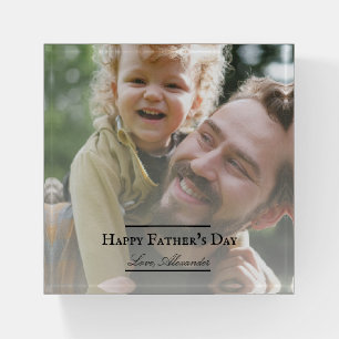 Photo Minimalist Father's Day Paperweight