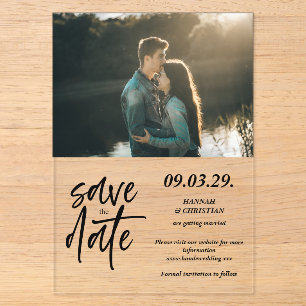 Photo Minimalist Save the date