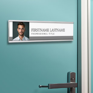 Contemporary Office Door Signs - Low Profile Name Plates