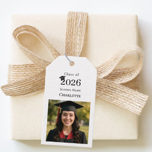 Photo modern Graduation Party DIY Gift Tags