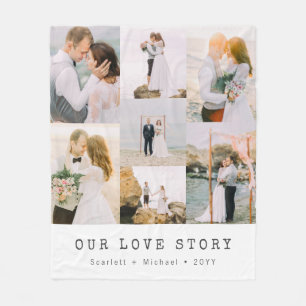 Photo Modern Wedding  Fleece Blanket
