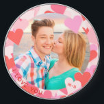 Photo Monogram I LOVE YOU Modern Heart Romantic  Wireless Charger<br><div class="desc">Photo Monogram I LOVE YOU Modern Heart Romantic Wireless Charger features your favorite picture personalized with your text or "i love you" and your monograms in modern script typography for an easy and quick DIY add your own photo gift. Makes a perfect gift for Christmas, holidays, Valentine's Day, birthdays, wedding,...</div>