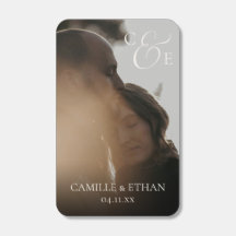 Photo Monogram Wedding Matchbox