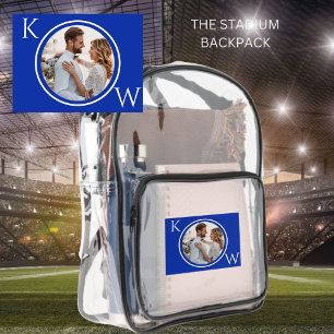 PHOTO MONOGRAMS APPROVED EVENT CLEAR BAG