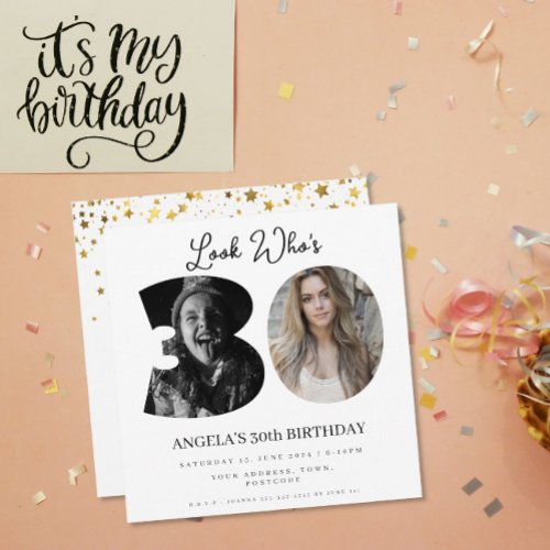 photo Montage Birthday party 30 years old