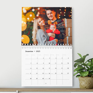 Photo Mosaic Mix Collage Family 2025 Calendar