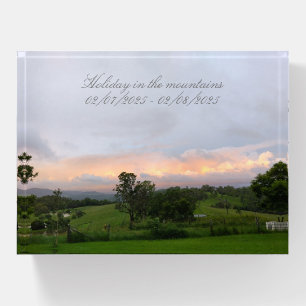 Photo Mountains Adventure Paperweight