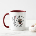 Photo Mug with Three Aces: Create the Perfect Gift
