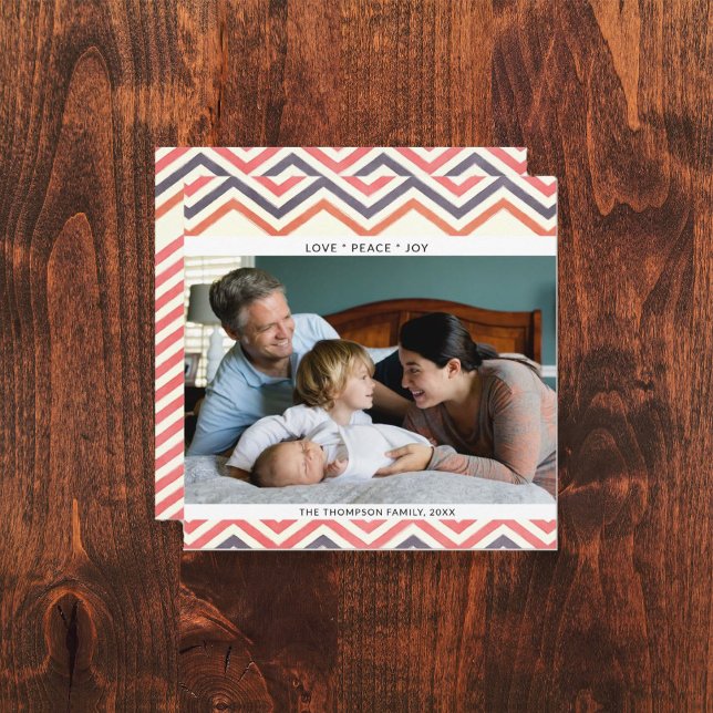 Photo Multicolored |  Strip Holiday Card (Creator Uploaded)