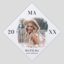 Photo name and year of graduation cap topper