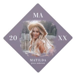 Photo name and year of graduation graduation cap topper