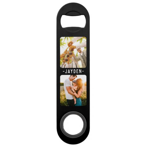 Photo  Name Double Sided Bottle Opener