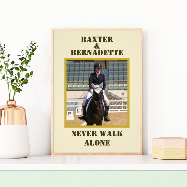 Photo Name Horse Owner Lover Poster (Creator Uploaded)