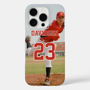 Photo Name Jersey Number Custom iPhone 16 Pro Case