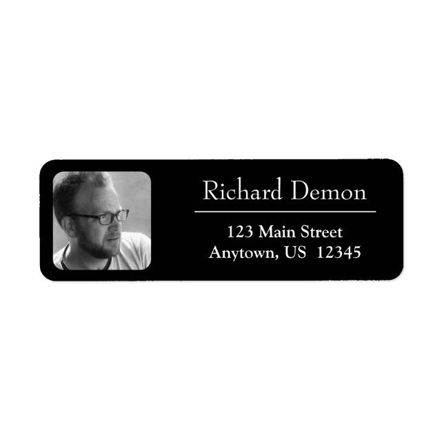 Photo name label (Front)