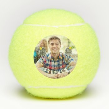 Photo | Name Tennis Racquet | Balls by tjssportsmania at Zazzle