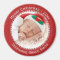 Photo & Name: Yearly Christmas Photo Ornament Red