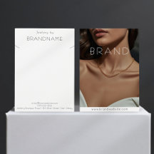 Photo necklace Jewelry Display Card