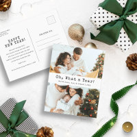 Photo New Year Holiday Postcard