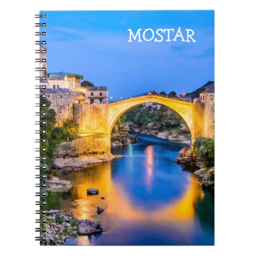 Photo Notebook 80 Pages BW Mostar