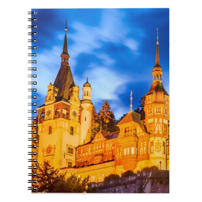 Photo Notebook (80 Pages B&W) Peles castle (Front)