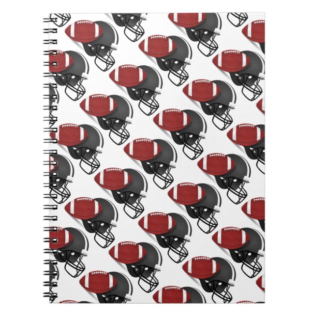 Photo Notebook/Football and Helmet Notebook (Front)