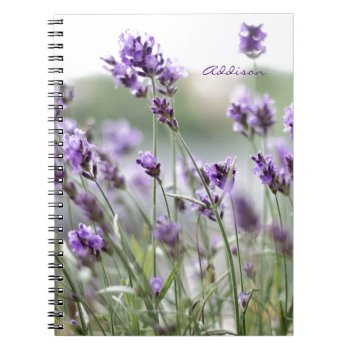 Photo Notebook With Lavender by online_store at Zazzle