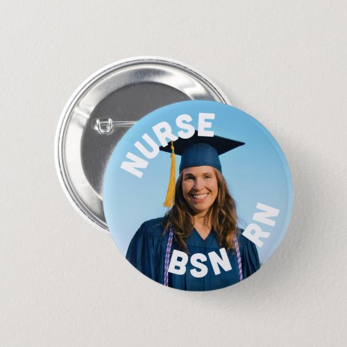 photo nurse bsn rn  2 Inch Button